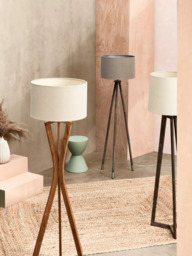 John Lewis Hourglass Floor Lamp, Oak - thumbnail 4