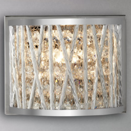 John Lewis Emilia Crystal Drum Wall Light - thumbnail 6