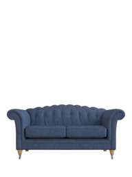 Laura Ashley Gloucester Medium 2 Seater Sofa, Oak Leg