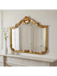 Yearn Overmantel Wall Mirror, 104 x 122cm - thumbnail 1