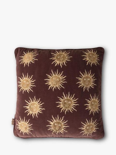 Elizabeth Scarlett Sun Goddess Cushion, Chocolate - image 1