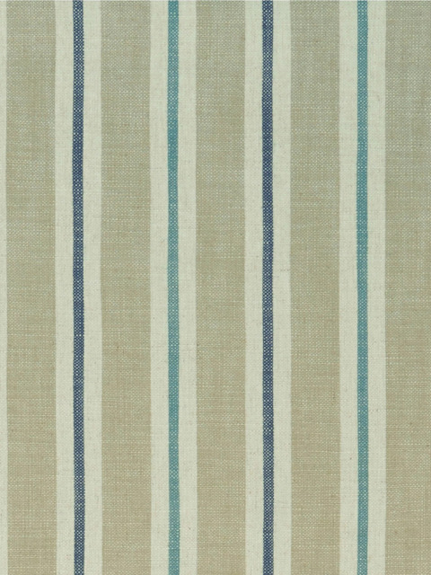 Clarke & Clarke Sackville Stripe Made to Measure Curtains or Roman Blind, Eau De Nil/Linen - image 1