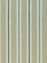 Clarke & Clarke Sackville Stripe Made to Measure Curtains or Roman Blind, Eau De Nil/Linen - thumbnail 1
