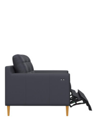 John Lewis Draper II Motion Medium 2 Seater Leather Sofa, Light Leg - thumbnail 3