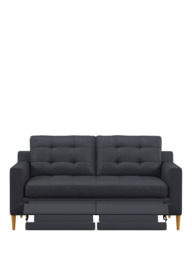 John Lewis Draper II Motion Medium 2 Seater Leather Sofa, Light Leg - thumbnail 5