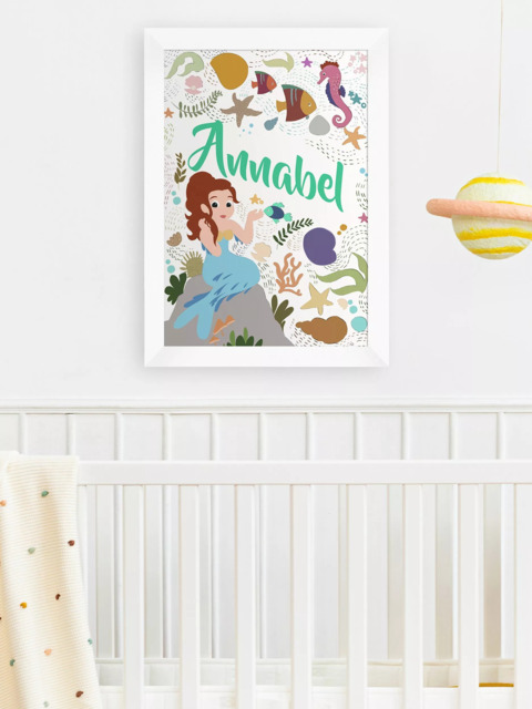 Treat Republic Personalised Mermaid Framed Print - image 1