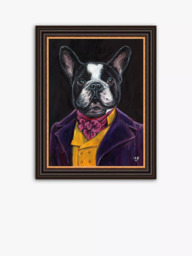 John Lewis Louise Brown 'Sir Montague' Framed Print, 47 x 37cm, Black/Multi - thumbnail 1