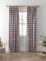 Harlequin Maiolica Made to Measure Curtains or Roman Blind, Fuchsia - thumbnail 5