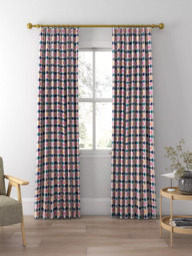 Harlequin Maiolica Made to Measure Curtains or Roman Blind, Fuchsia - thumbnail 3
