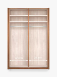 John Lewis Marlow 150cm Sliding Door Wardrobe - thumbnail 4