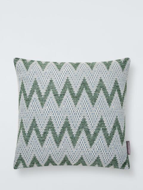 Harlequin Akari Zig-Zag Cushion, Pine Green - image 1