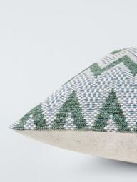 Harlequin Akari Zig-Zag Cushion, Pine Green - thumbnail 4