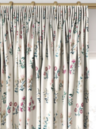 Clarke & Clarke Leiden Made to Measure Curtains or Roman Blind, Teal/Berry - thumbnail 2