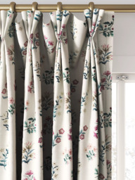 Clarke & Clarke Leiden Made to Measure Curtains or Roman Blind, Teal/Berry - thumbnail 6
