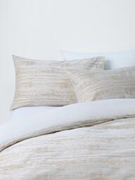 John Lewis Avisa Pure Cotton Jacquard Bedding, Champagne - thumbnail 1