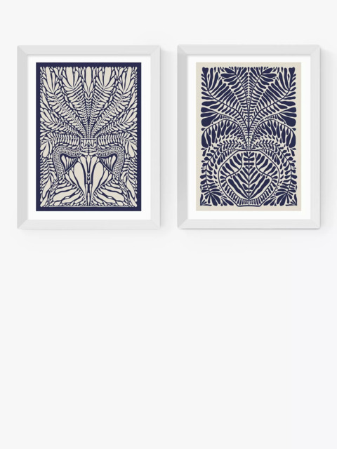 EAST END PRINTS Alisa Galitsyna 'Foliage' Framed Print, Set of 2