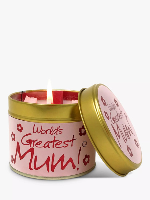 Lily-flame World's Greatest Mum Scented Tin Candle, 230g - image 1