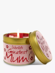Lily-flame World's Greatest Mum Scented Tin Candle, 230g - thumbnail 1