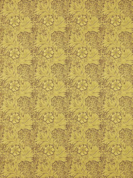 Morris & Co. Ben Pentreath Marigold Made to Measure Curtains or Roman Blind, Summer Yellow/Chocolate