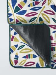 John Lewis Modern Rustic Extra Large Leaf Print Picnic Rug, Multi - thumbnail 2
