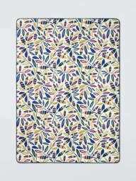 John Lewis Modern Rustic Extra Large Leaf Print Picnic Rug, Multi - thumbnail 3