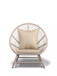 Laura Ashley Havana Garden Chair, Natural - thumbnail 2