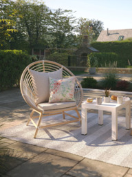 Laura Ashley Havana Garden Chair, Natural - thumbnail 3