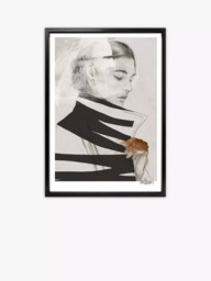 Brookpace Lascelles Anna Bulow 'Frida' Limited Edition Framed Print, 75 x 55cm, Grey - thumbnail 1