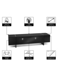 AVF Edge ED160 TV Stand for TVs up to 80”, Black - thumbnail 3