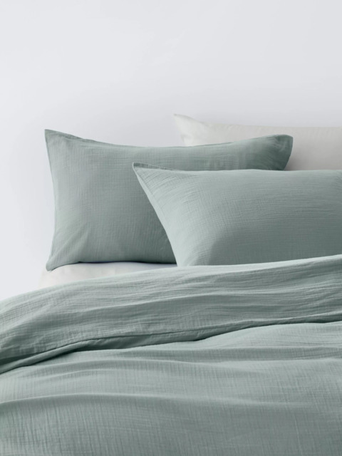 John Lewis Cotton Muslin Duvet Cover Set - image 1