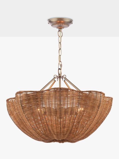 Joules Braywick Rattan Pendant Ceiling Light, Natural - image 1