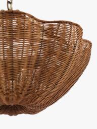 Joules Braywick Rattan Pendant Ceiling Light, Natural - thumbnail 5