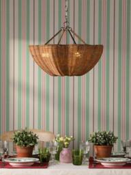 Joules Braywick Rattan Pendant Ceiling Light, Natural - thumbnail 2