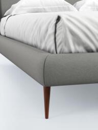 John Lewis Mid-Century Sweep Upholstered Bed Frame, Super King Size - thumbnail 4
