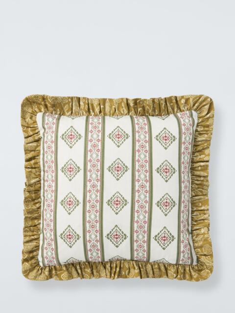 John Lewis x Sanderson Pinjara Stripe Cushion, Multi - image 1