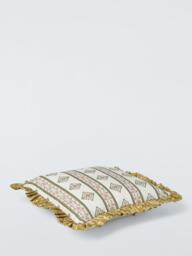 John Lewis x Sanderson Pinjara Stripe Cushion, Multi - thumbnail 3