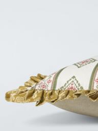 John Lewis x Sanderson Pinjara Stripe Cushion, Multi - thumbnail 4