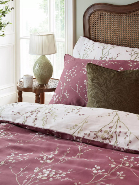 Laura Ashley Pussy Willow Reversible Duvet Cover Set - image 1