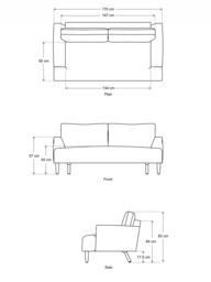 Swyft Model 05 Medium 2 Seater Sofa - thumbnail 2