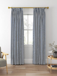Clarke & Clarke Portland Made to Measure Curtains or Roman Blind, Navy - thumbnail 5
