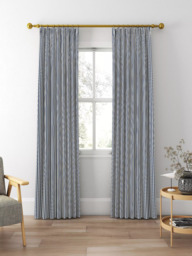 Clarke & Clarke Portland Made to Measure Curtains or Roman Blind, Navy - thumbnail 3