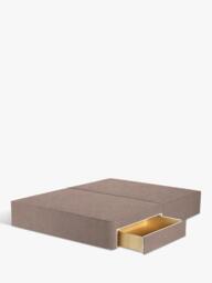 John Lewis Pocket Sprung Upholstered 2 Drawer Divan Base, Small Double