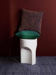 The Conran Shop Ripple Cotton Cushion Cover, Blue - thumbnail 2