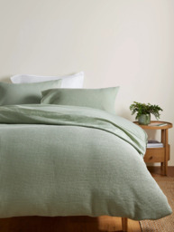 John Lewis Aurelia Pure Cotton Waffle Duvet Cover Set - thumbnail 6