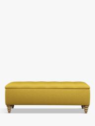John Lewis Rouen Upholstered Ottoman Storage Box - thumbnail 2