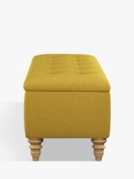 John Lewis Rouen Upholstered Ottoman Storage Box - thumbnail 3