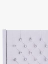 John Lewis Margot Winged Full Depth Upholstered Headboard, Double - thumbnail 3