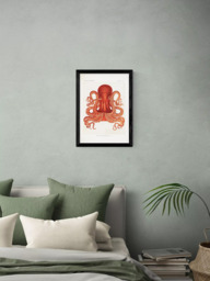 EAST END PRINTS Natural History Museum 'Octopus' Framed Print - thumbnail 2