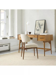 west elm Mid-Century Wood Desk, Acorn - thumbnail 2