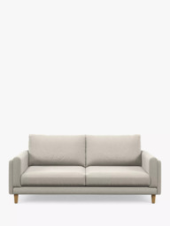 John Lewis Harbour Large 3 Seater Sofa, Light Leg, Aquaclean Matilda Natural - thumbnail 5